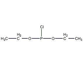 Structural formula of diethyl chlorophosphite