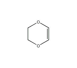1,4-dioxene structural formula