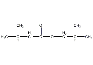 isobutyl isovalerate structural formula