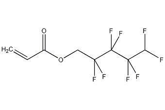 1H,1H,5H-octafluoropentyl-acrylate structural formula